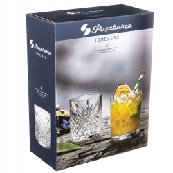 PASABAHCE Timeless szklanki do whisky 345ml 4szt