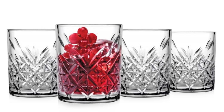 PASABAHCE Timeless szklanki do whisky 205ml 4szt