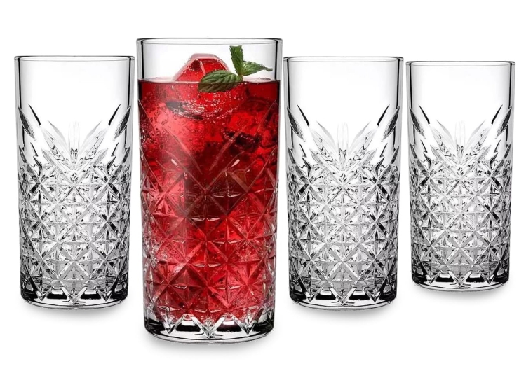 PASABAHCE Timeless szklanki long drink 295ml 4szt