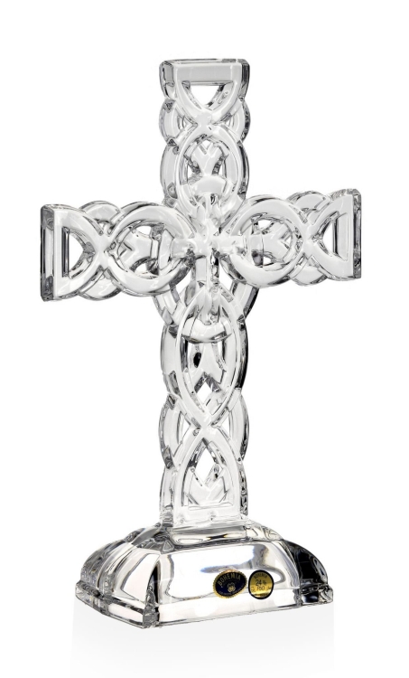 Kryształowy KRZYŻ Bohemia - 27 cm