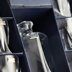 Kryształowy komplet do whisky Bohemia Quadro 6+1 (N)