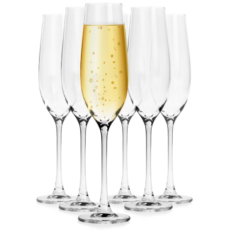 Kieliszki do szampana BOHEMIA Columba 260ml