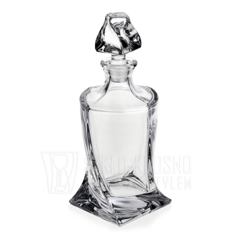 Przejdź do produktu KRYSZTAŁOWA karafka do whisky Bohemia QUADRO 770 ml