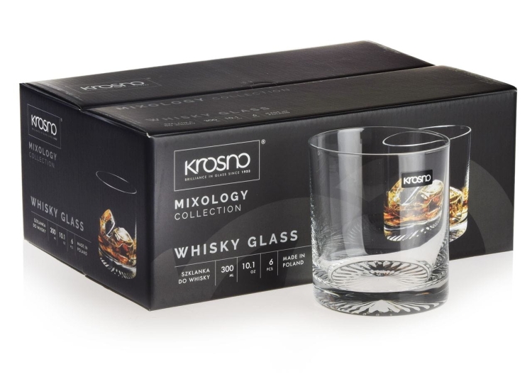 Szklanki do whisky wody soku KROSNO Mixology 300ml (C809)