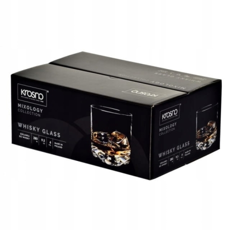 Przejdź do produktu Szklanki do whisky wody soku KROSNO Mixology 280ml (C810)