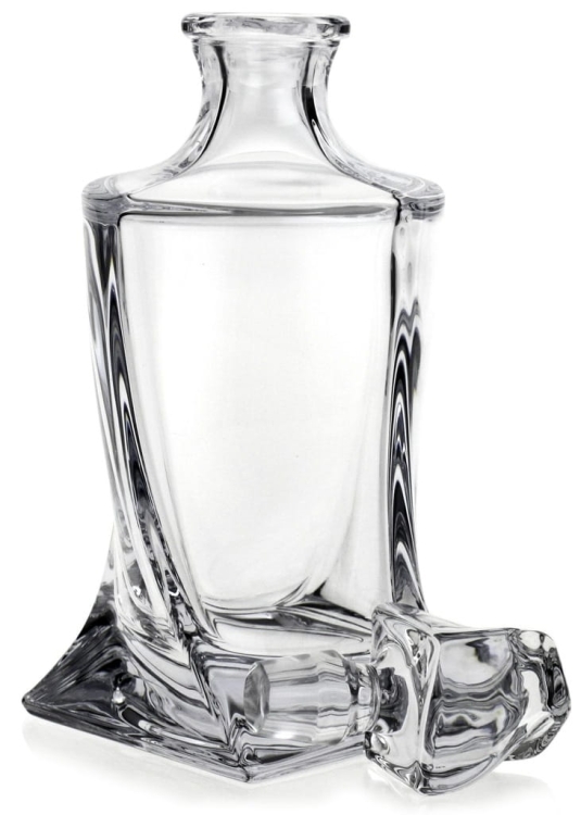 Zestaw do whisky Bohemia QUADRO 6+1 w skrzynce z GRAWEREM