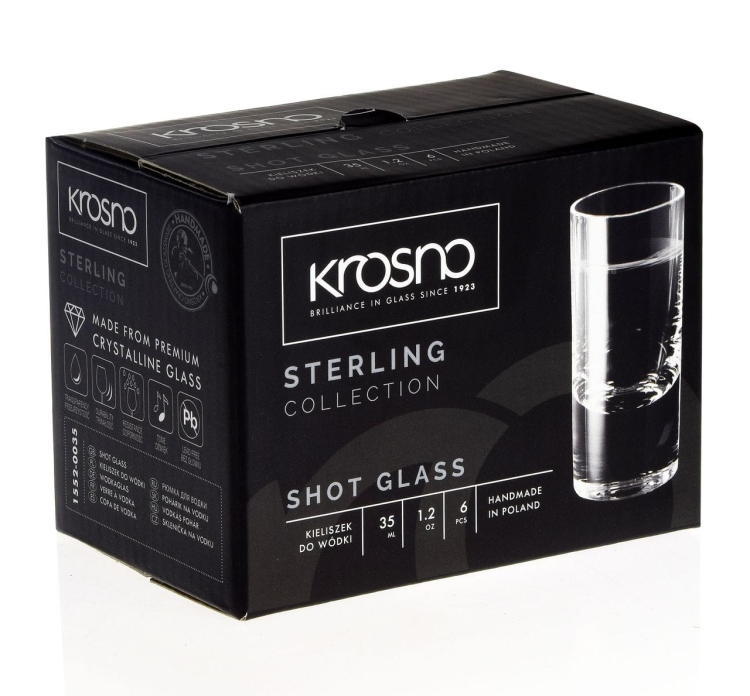 Kieliszki do wódki KROSNO Sterling 35ml