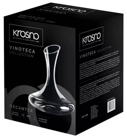 Przejdź do produktu Karafka, dekanter do serwowania wina KROSNO Vinoteca 3877 1,5L