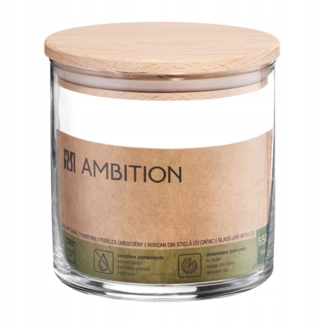 Przejdź do produktu Pojemnik szklany, słoik Ambition Nordic 650ml