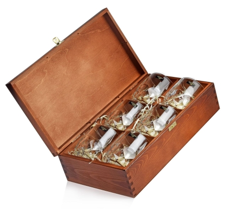 Przejdź do produktu Szklanki DESIRE do whisky 350ml w skrzynce z GRAWEREM