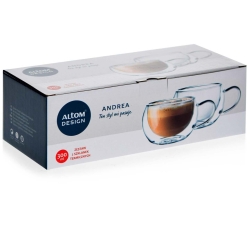 Filiżanki termiczne z podwójną ścianką 300 ml - 2 szt Altom Design ANDREA