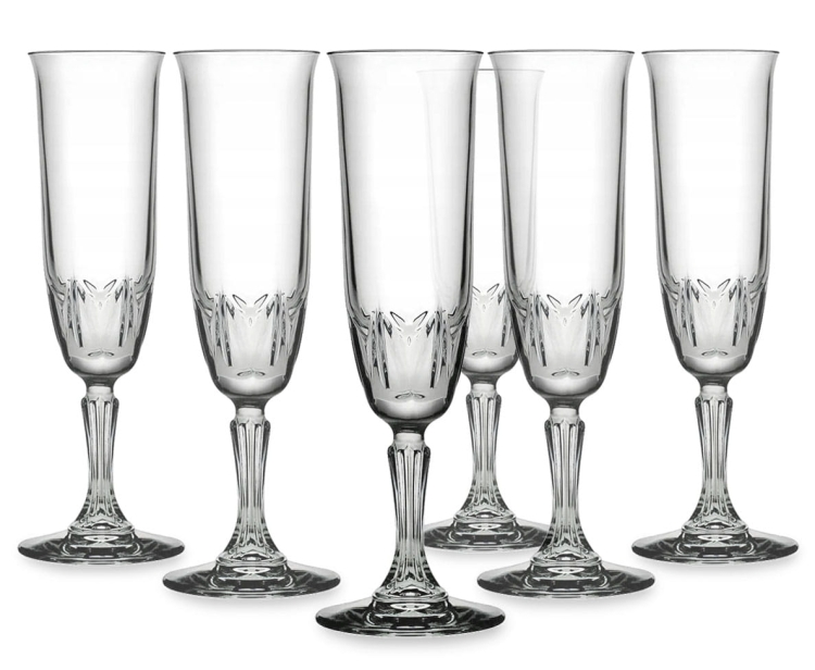 PASABAHCE Karat kieliszki do szampana 163ml 6szt.