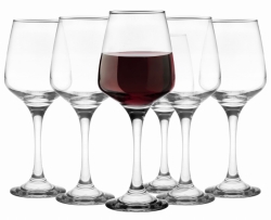 Kieliszki do wina białego czerwonego LAV 330ml 6szt