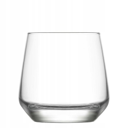 Niskie szklanki do soku wody LAV 345ml 6szt