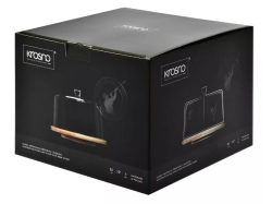 Klosz z drewnianą paterą obrotową KROSNO Glamour 33cm