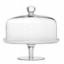 Patera z kloszem na tort ciasta KROSNO Glamour ⌀ 31,5 cm
