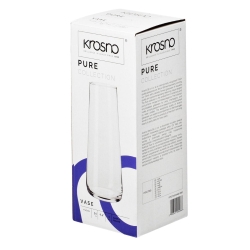 Szklany Wazon na kwiaty KROSNO Pure 24cm