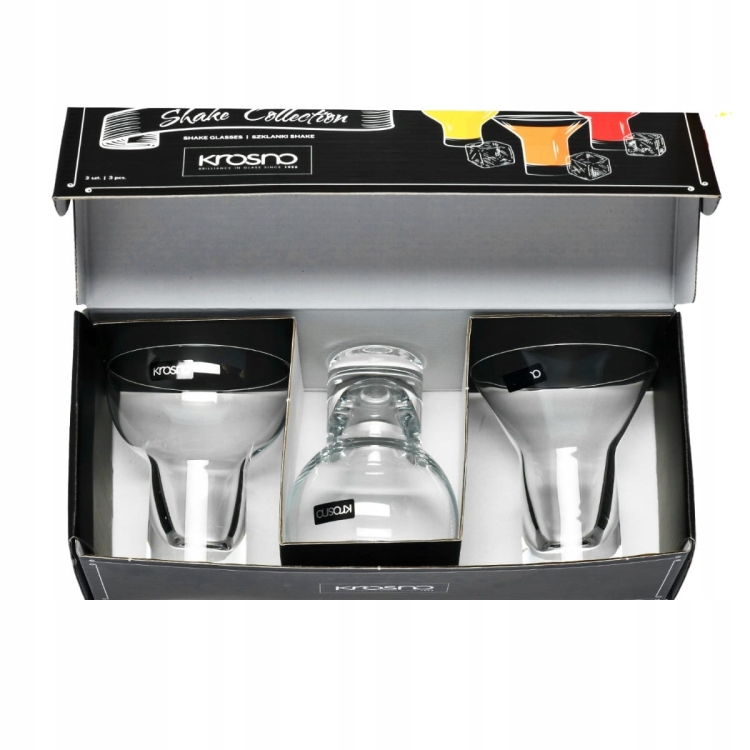 Komplet szklanek do drinków KROSNO SHAKE 3szt