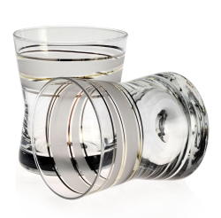 Komplet SK07 18el. szklanki i kieliszki do soku wody whisky