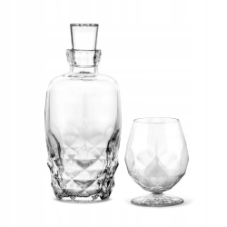 Komplet do koniaku brandy Bohemia Desire 4+1