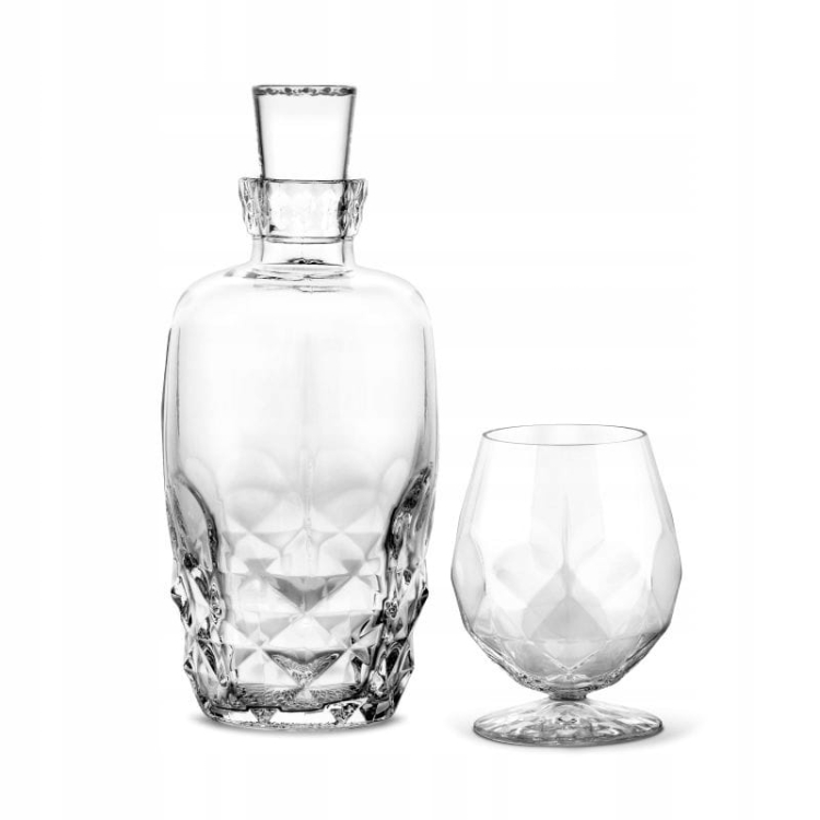 Komplet do koniaku brandy Bohemia Desire 4+1