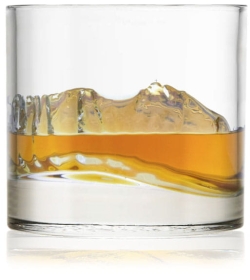 Szklanki do whisky JASŁO Polskie GÓRY na prezent | GIEWONT / RYSY / ŚWINICA - BEZBARWNE