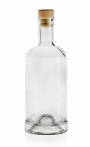Butelka szklana STATUA z korkiem na bimber nalewki 500ml
