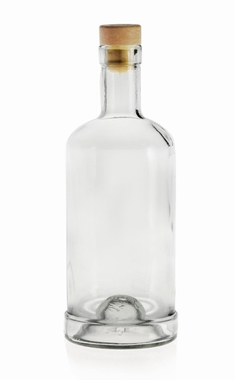 Butelka szklana STATUA z korkiem na bimber nalewki 500ml