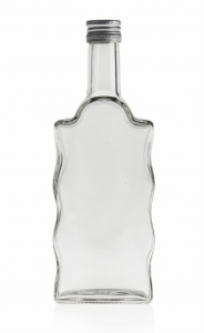 Butelka szklana WARTA fala z zakrętką na bimber nalewki 500ml