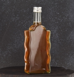 Butelka szklana WARTA fala z zakrętką na bimber nalewki 500ml