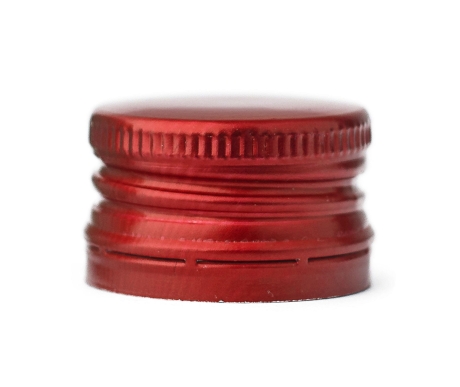 Przejdź do produktu Zakrętki do butelek fi 28mm CZERWONE 10szt 