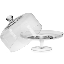 Patera z kloszem na tort ciasta KROSNO Glamour ⌀ 31,5 cm