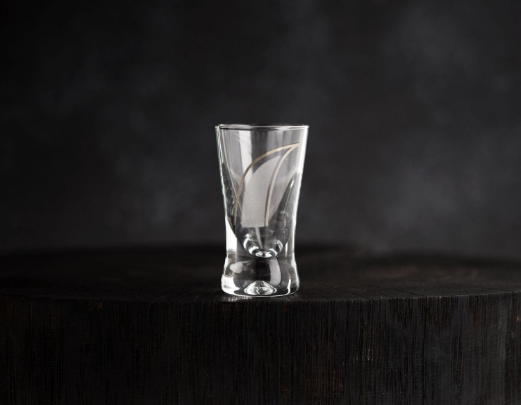 Komplet kieliszków do wódki likieru 25ml PŁETWA