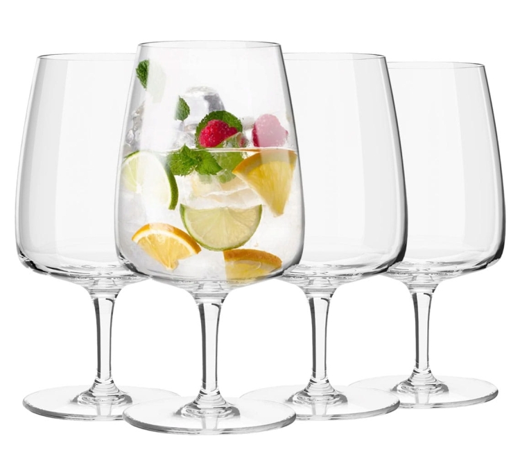 Niskie kieliszki do wody KROSNO Modern 330 ml 4szt