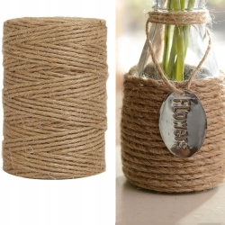 Sznurek Jutowy naturalny ozdobny 2mm 120m 0,25kg