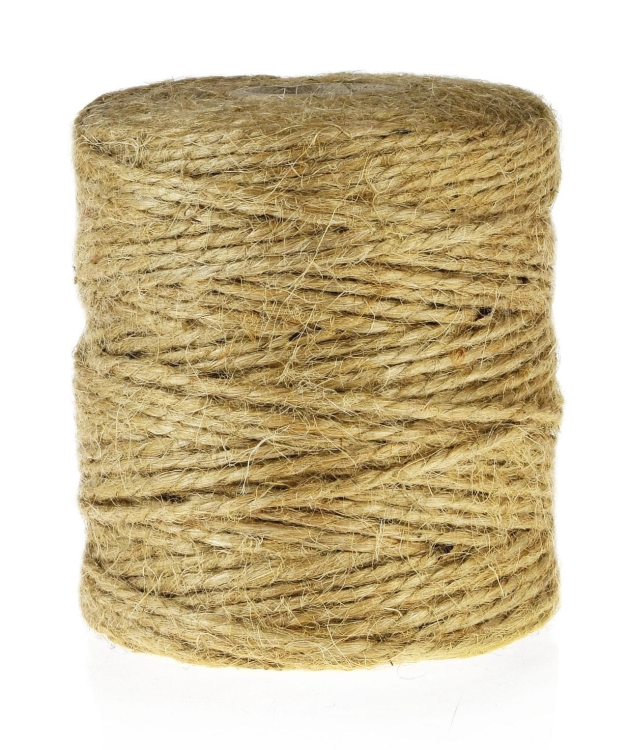 Sznurek Jutowy naturalny ozdobny 2mm 120m 0,25kg
