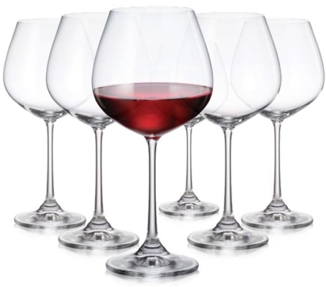 Przejdź do produktu Kieliszki do wina czerwonego, wody BOHEMIA Columba 640ml