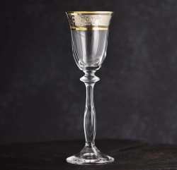 Ekskluzywne kieliszki do wódki złoto platyna 60ml