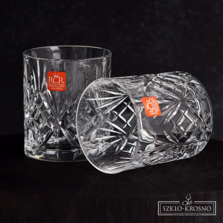 Kryształowe szklanki do whisky RCR Melodia 310ml
