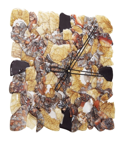 Przejdź do produktu Ekskluzywny, szklany, kwadratowy zegar ścienny 45x45cm "8"