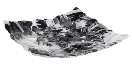 Przejdź do produktu Ekskluzywna kwadratowa szklana patera na owoce pizze 30cm "23" 