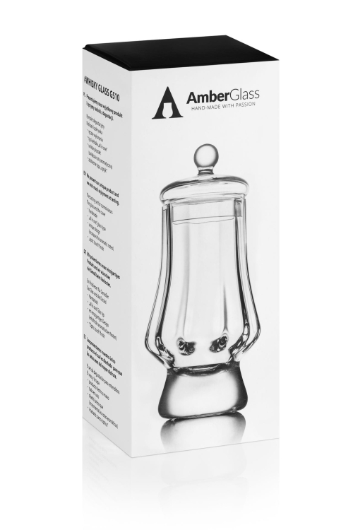 Degustacyjny kieliszek z pokrywką do whisky AmberGlass 200ml