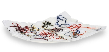 Przejdź do produktu Ekskluzywna kwadratowa szklana patera na owoce pizze 38cm "32"