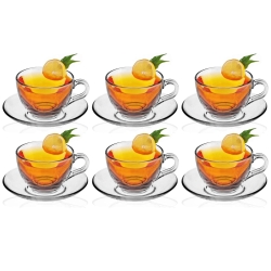 Komplet kawowy Pasabahce BASIC 200ml 12szt 6 osób