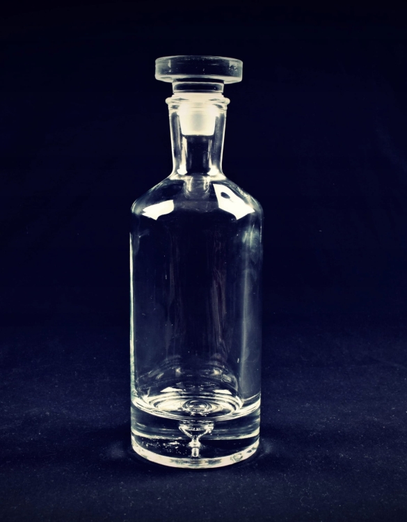 Karafka butelkowa do whisky brandy na prezent 750ml