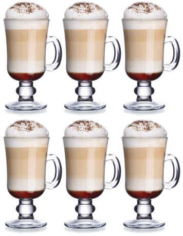 Przejdź do produktu PASABAHCE IRISH COFFEE komplet szklanek do kawy, latte 225 ml 6szt