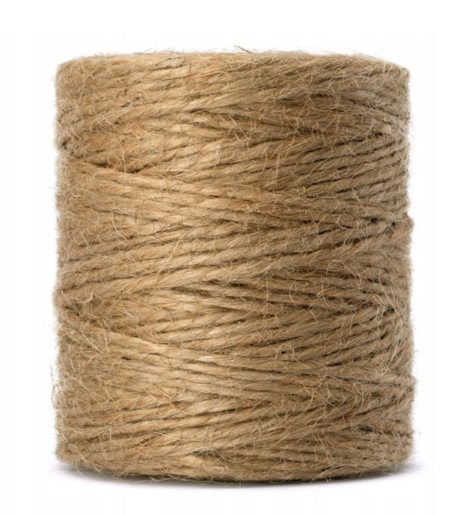 Sznurek Jutowy naturalny ozdobny 2mm 250m 0,5kg