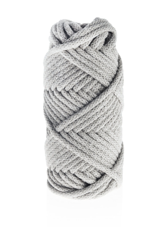 Sznurek do rękodzieła makramy z rdzeniem Jasny Szary 3mm 20m