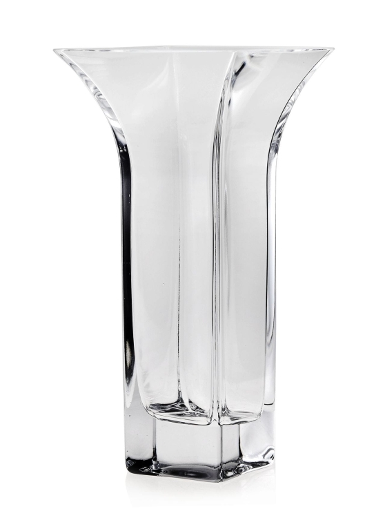 Wazon szklany dekoracyjny BEZBARWNY na kwiaty 22,5cm