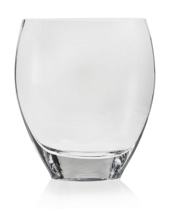 Wazon szklany dekoracyjny bezbarwny na kwiaty 21cm